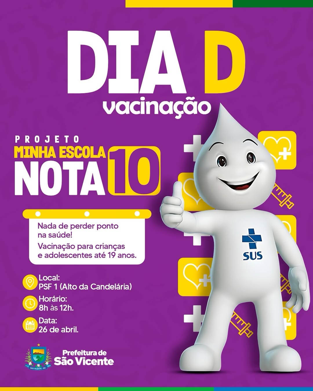 Dia "D" de Vacinação!!!